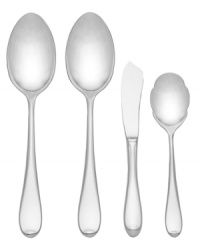 Premier tableware designer Gorham presents superior quality stainless steel flatware in an array of distinctive patterns, to suit your every mood and occasion. An ideal coordinate with modern dinnerware designs, the semi-formal Studio pattern is graciously proportioned with clean, contemporary lines, in polished stainless steel.