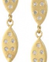 Lauren Harper Collection Mirage 18k Gold and Diamond 3-Tiered Marquis Earrings