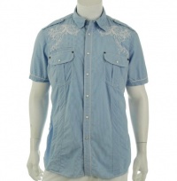 INC International Concepts Striped Short Sleeve Shirt INC International Concepts Striped Short Sleeve Shirt