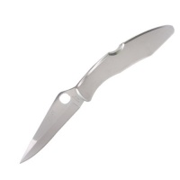 Spyderco Police Model Plain Edge Stainless Steel Knife Spyderco Police Model Plain Edge Stainless Steel Knife
