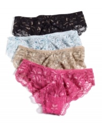 Allover lace and scalloped edges create a very pretty, feminine panty, by Maidenform. Style # 40319. Allover lace and scalloped edges create a very pretty, feminine panty, by Maidenform. Style # 40319.