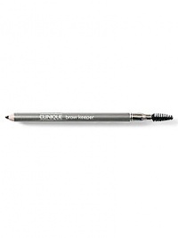 A two-in-one tool for perfectly arched brows. A pencil on one end shades and shapes. With a creamy, lasting wear formula that goes on, and holds on. .04 oz. A two-in-one tool for perfectly arched brows. A pencil on one end shades and shapes. With a creamy, lasting wear formula that goes on, and holds on. .04 oz.