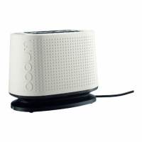 Bodum 10709-913US Bistro 2-Slice Toaster with Bagel and Bun Warmer, Off White Bodum 10709-913US Bistro 2-Slice Toaster with Bagel and Bun Warmer, Off White