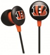 iHip NFF10200CBE NFL Cincinnati Bengals Mini Ear Buds, Orange/Black