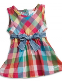 GUESS Kids Girls Sleeveless Plaid Dress with Bloomers (0 , PLAID (6/9M) GUESS Kids Girls Sleeveless Plaid Dress with Bloomers (0 , PLAID (6/9M)