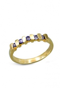 Effy Jewlery 14K Yellow Gold Tanzanite Ring, .31 TCW Ring size 7 Effy Jewlery 14K Yellow Gold Tanzanite Ring, .31 TCW Ring size 7