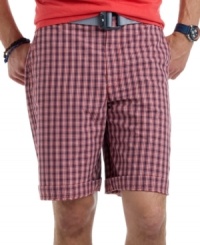 Cool and classic. Polished style with these flat-front shorts from Izod give you a sophisticated, casual look everyone will envy. Cool and classic. Polished style with these flat-front shorts from Izod give you a sophisticated, casual look everyone will envy.