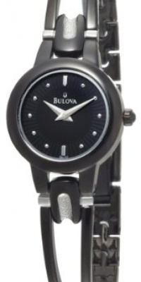 Bulova Women's 98L142 Black Dial Bracelet Watch Bulova Women's 98L142 Black Dial Bracelet Watch