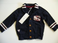NWT Guess Kid Girl or Boy Navy Long Sleeve Top Jacket 18M RP59 NWT Guess Kid Girl or Boy Navy Long Sleeve Top Jacket 18M RP59