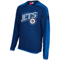 NHL Reebok Winnipeg Jets Team Jersey Long Sleeve T-Shirt - Royal Blue NHL Reebok Winnipeg Jets Team Jersey Long Sleeve T-Shirt - Royal Blue