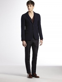 Caspian salotto jacquard skinny pant shaped and tailored in Italy.Tab hook-and-eye closure with zipperOn seam front pocketsBack besom pockets with button83% wool/17% silkDry cleanMade in Italy Caspian salotto jacquard skinny pant shaped and tailored in Italy.Tab hook-and-eye closure with zipperOn seam front pocketsBack besom pockets with button83% wool/17% silkDry cleanMade in Italy