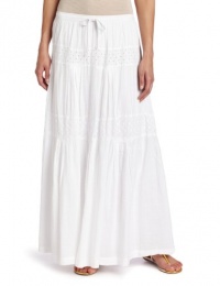 Calvin Klein Jeans Women's Tiered Maxi Skirt Calvin Klein Jeans Women's Tiered Maxi Skirt