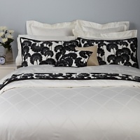 Fine details including piped trim, a diamond pattern jacquard and tonal stripes bring subtle elegance to the Magnolia Bedding collection from kate spade new york. Fine details including piped trim, a diamond pattern jacquard and tonal stripes bring subtle elegance to the Magnolia Bedding collection from kate spade new york.