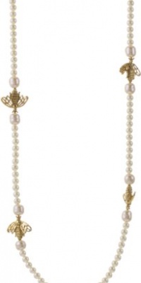 Antiquities Couture Vintage-Inspired Couture Pearl Bumble Bee Necklace Antiquities Couture Vintage-Inspired Couture Pearl Bumble Bee Necklace