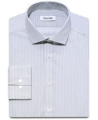 A classic style gets current. This Calvin Klein has a sleek slim fit for the modern man. A classic style gets current. This Calvin Klein has a sleek slim fit for the modern man.
