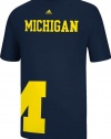 Michigan Wolverines adidas Navy Getting Big T-Shirt
