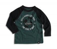 adidas Baby-Boys Infant Itb Cool Kid Raglan Tee, Dark Green, 9 Months adidas Baby-Boys Infant Itb Cool Kid Raglan Tee, Dark Green, 9 Months