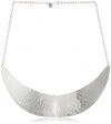 Melissa Joy Manning Mixed Metals Silver Hammered Collar Necklace