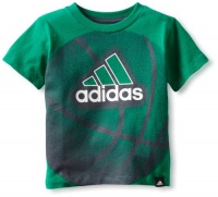 Adidas Boys 2-7 Big Ball Performance Tee, Bright Green, 3T Adidas Boys 2-7 Big Ball Performance Tee, Bright Green, 3T
