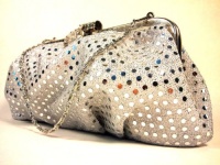 HANDBAG Pouch Metallic White - WiseGloves CLUTCH DRESS BAG PURSE EVENING HANDBAG HANDBAG Pouch Metallic White - WiseGloves CLUTCH DRESS BAG PURSE EVENING HANDBAG