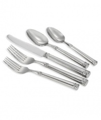 Monique Lhuillier for Royal Doulton Pointe d'Esprit 5-Piece Flatware Place Setting Monique Lhuillier for Royal Doulton Pointe d'Esprit 5-Piece Flatware Place Setting