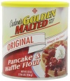 Golden Malted Pancake & Waffle Flour, Original, 33-Ounce Cans (Pack of 3)