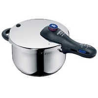WMF Pressure Cookers offer top of the line convenience, quality and safety. The ease of using and cleaning the pressure cooker will make this a valuable cooking utensil all year round. Cooking times are reduced by as much as 70%. Nutrients are preserved and flavors are accentuated when using a pressure cooker. WMF's exclusive snap-off handle for easy cleaning makes this a best selling item and essential item for every kitchen. WMF Pressure Cookers offer top of the line convenience, quality and safety. The ease of using and cleaning the pressure cooker will make this a valuable cooking utensil all year round. Cooking times are reduced by as much as 70%. Nutrients are preserved and flavors are accentuated when using a pressure cooker. WMF's exclusive snap-off handle for easy cleaning makes this a best selling item and essential item for every kitchen.