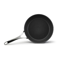 This Nouvelle cookware collection from Anolon features hard-anodized construction in a versatile, elegant shape for perfectly even heating and exceptional cooking performance. Each piece is designed with a double full cap base with a copper core for optimum heat control, and two layers of ultradurable aluminum. Restaurant-tested Autograph® 2 nonstick interiors ensure easy, clean release, and cast stainless-steel handles secured with sturdy dual rivets make each piece easy to maneuver and transport. This Nouvelle cookware collection from Anolon features hard-anodized construction in a versatile, elegant shape for perfectly even heating and exceptional cooking performance. Each piece is designed with a double full cap base with a copper core for optimum heat control, and two layers of ultradurable aluminum. Restaurant-tested Autograph® 2 nonstick interiors ensure easy, clean release, and cast stainless-steel handles secured with sturdy dual rivets make each piece easy to maneuver and transport.
