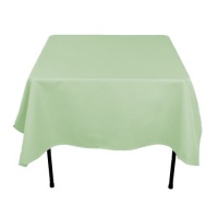 70 in. Square Polyester Tablecloth Sage 70 in. Square Polyester Tablecloth Sage