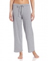Nautica Sleepwear Women's Solid Knit Anchor Ankle Pant