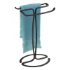 InterDesign Axis Fingertip Towel Holder, Bronze