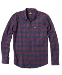 Get yourself checked out wearing this check patterned shirt from Quiksilver. Get yourself checked out wearing this check patterned shirt from Quiksilver.