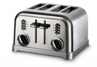 Cuisinart CPT-180BCH Metal Classic 4-Slice Toaster, Black Chrome Cuisinart CPT-180BCH Metal Classic 4-Slice Toaster, Black Chrome