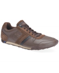 No need to get thrown for a loop. These updated Diesel men's sneakers don't stray too far from the mold, but make sure you get an extra helping of casual cool. No need to get thrown for a loop. These updated Diesel men's sneakers don't stray too far from the mold, but make sure you get an extra helping of casual cool.