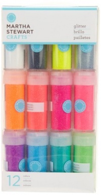 Martha Stewart Crafts Neon Glitter, 12-Pack