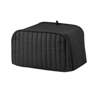 Ritz Quilted Four Slice Toaster Cover, Black Ritz Quilted Four Slice Toaster Cover, Black