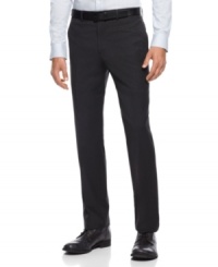Bar III keeps it extra slim for the most modern take on a classic -- these charcoal pants up the ante in your dress wardrobe. Bar III keeps it extra slim for the most modern take on a classic -- these charcoal pants up the ante in your dress wardrobe.