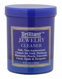 Brilliant® 8 Oz Jewelry Cleaner with Cleaning Basket and Brush Brilliant® 8 Oz Jewelry Cleaner with Cleaning Basket and Brush