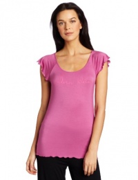Calvin Klein Women's Blush Short Sleeve Pajama Top Calvin Klein Women's Blush Short Sleeve Pajama Top