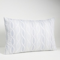 Like a festooned curtain that unfolds to soft sheets of shimmering motifs, Curtain Call sets the stage for the bed of your dreams with its multi-tones of fresh blue and white. Embroidered and quilted pillows are the supporting cast for this melodic ensemble. Like a festooned curtain that unfolds to soft sheets of shimmering motifs, Curtain Call sets the stage for the bed of your dreams with its multi-tones of fresh blue and white. Embroidered and quilted pillows are the supporting cast for this melodic ensemble.