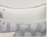 Calvin Klein Home Tortoise King Sham, Platinum Calvin Klein Home Tortoise King Sham, Platinum