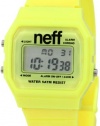 Neff Men's F11704-Yellow Old School Flava Yellow Watch