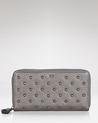 Anya Hindmarch Wallet - Joss Hammered Metallic Zip Anya Hindmarch Wallet - Joss Hammered Metallic Zip