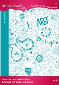 American Girl Crafts Doodle Design Sketchbook, Art American Girl Crafts Doodle Design Sketchbook, Art