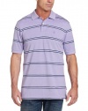 IZOD Men's Short Sleeve Oxford Thin Stripe Polo