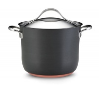Anolon Nouvelle Copper Hard Anodized Nonstick 8-Quart Covered Stockpot Anolon Nouvelle Copper Hard Anodized Nonstick 8-Quart Covered Stockpot