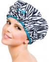 Betty Dain Stylish Design Mold Resistant Shower Cap, The Fashionista Collection, sassy Stripes