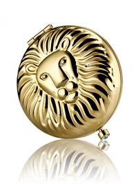 July 23 - August 23. Full of pride, passion and generosity, you're a natural born leader and extremely loyal to your loved ones. Enjoy this golden lion, decorated with a brilliant birthstone clasp made of light green crystal. Filled and refillable with Lucidity Translucent Pressed Powder (small size refill). Beautifully boxed, with a velvety pouch. July 23 - August 23. Full of pride, passion and generosity, you're a natural born leader and extremely loyal to your loved ones. Enjoy this golden lion, decorated with a brilliant birthstone clasp made of light green crystal. Filled and refillable with Lucidity Translucent Pressed Powder (small size refill). Beautifully boxed, with a velvety pouch.