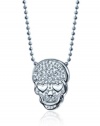 Alex Woo Little Rock Star White Skull Pendant Necklace