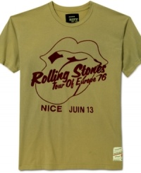 Add some jumpin' jack flash to your summer style with this graphic-t-shirt from the Rolling Stones. Add some jumpin' jack flash to your summer style with this graphic-t-shirt from the Rolling Stones.